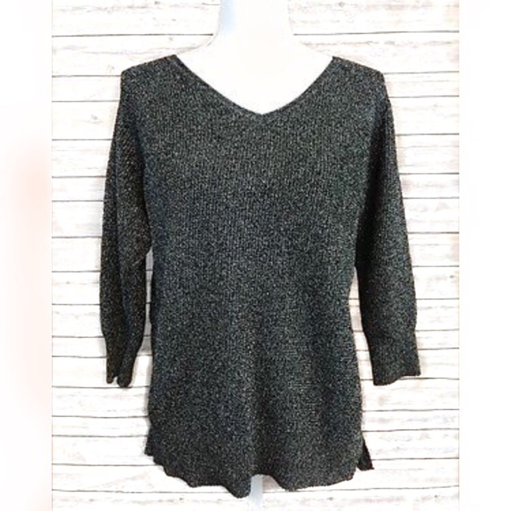 Liz Claiborne Oversized V Neck Sweater